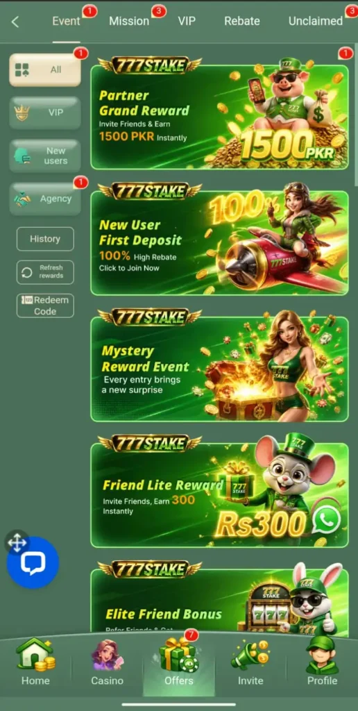 777Stake Game